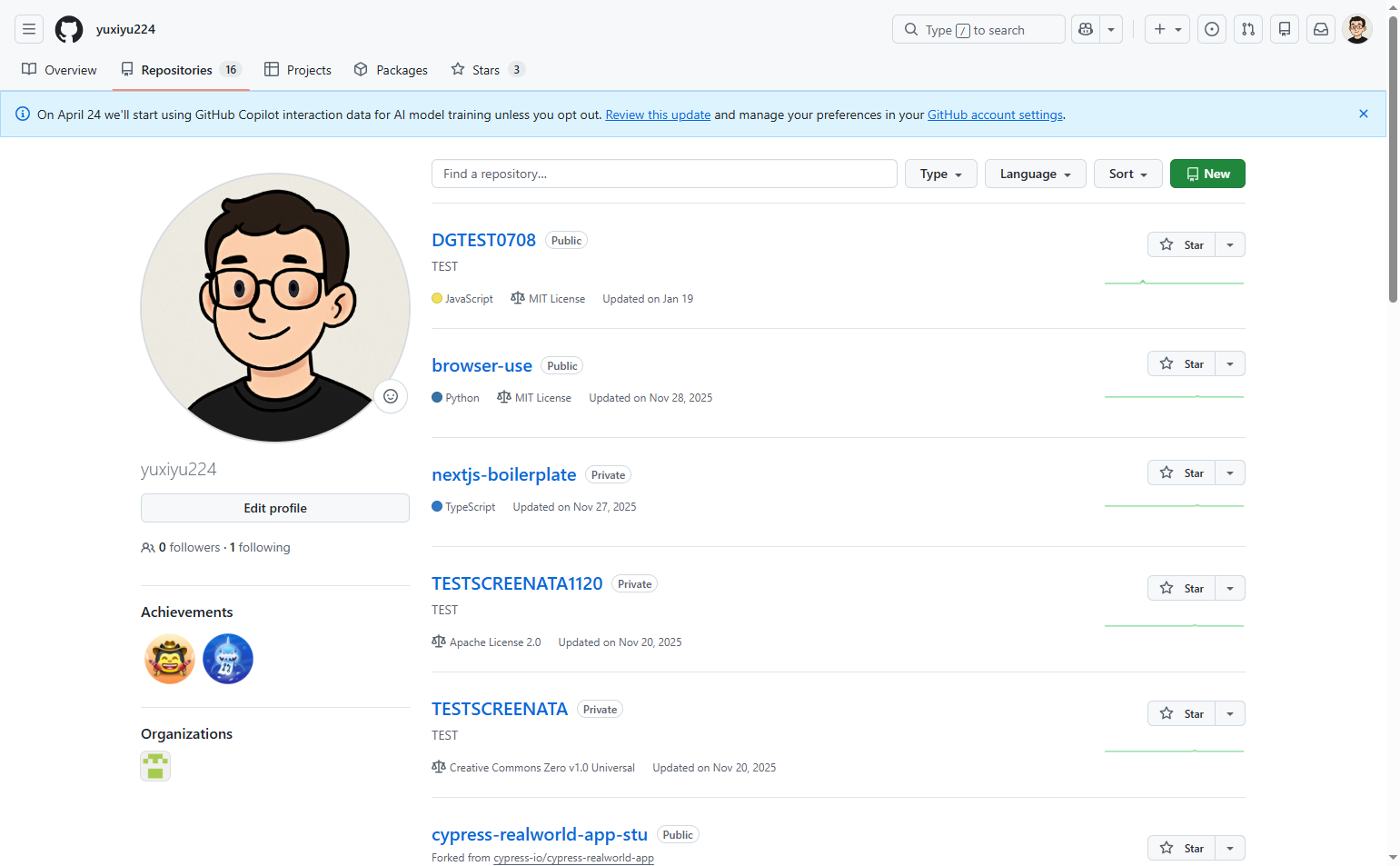 Navigate to github.com