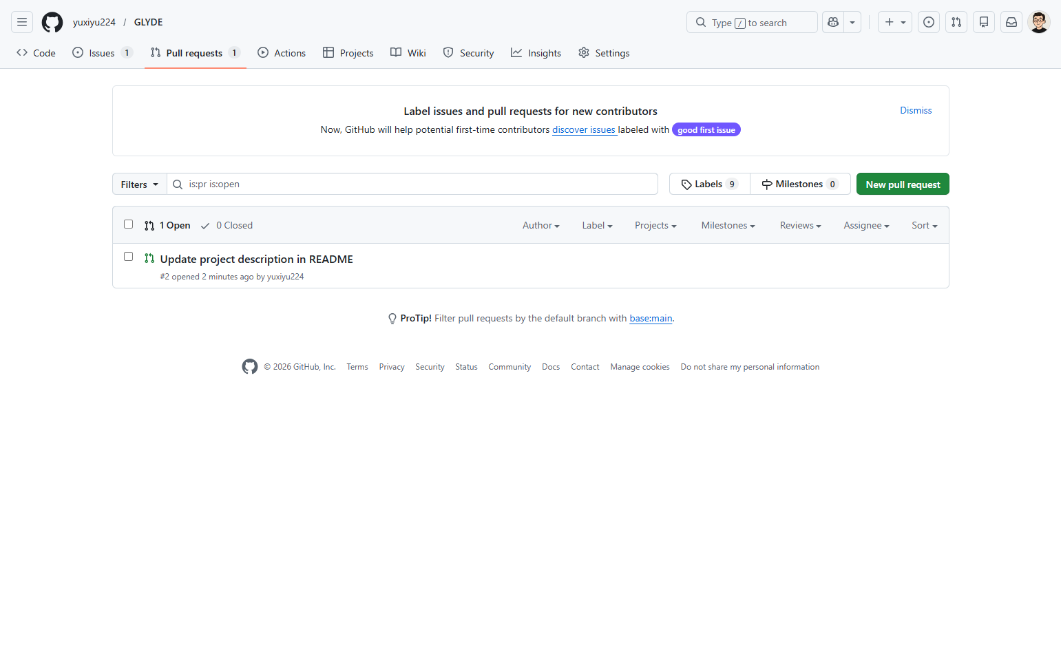 Navigate to github.com