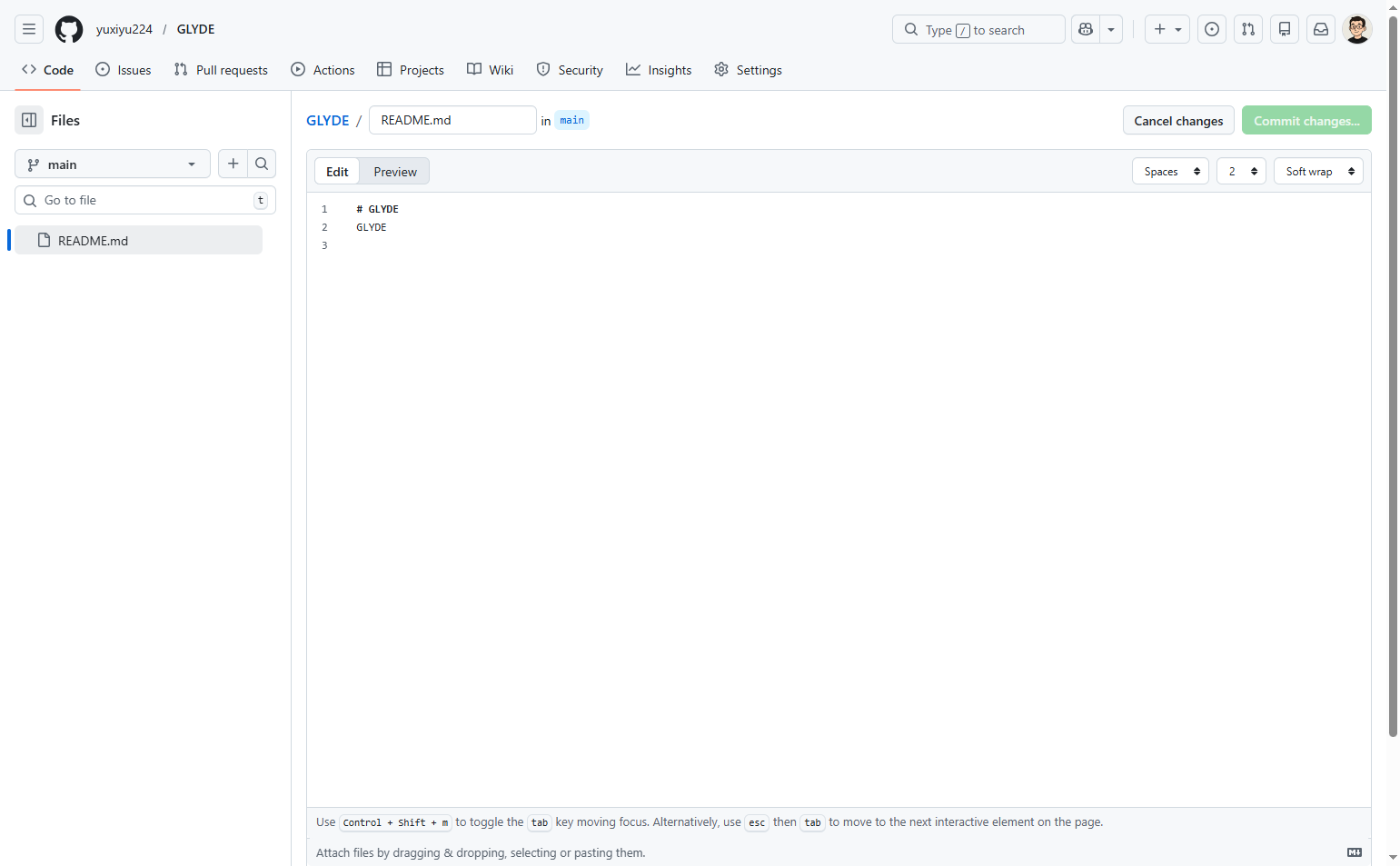 Edit the file content