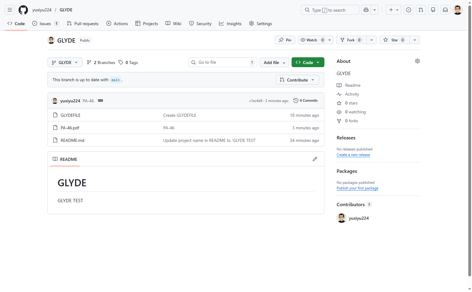 Navigate to github.com