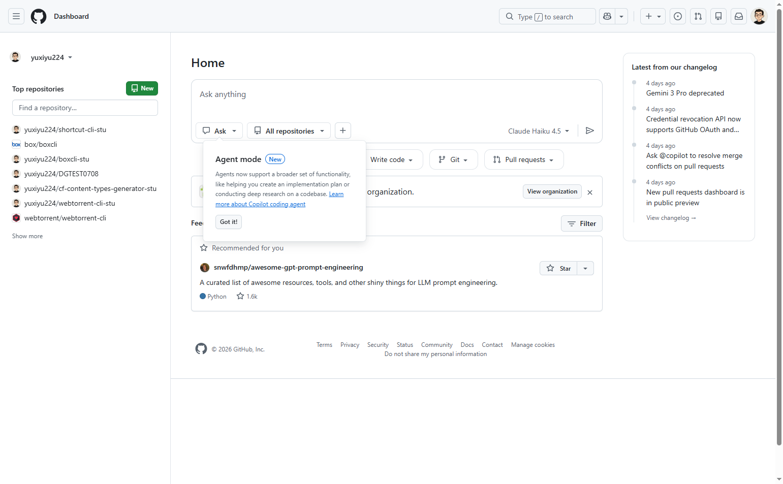 Navigate to github.com