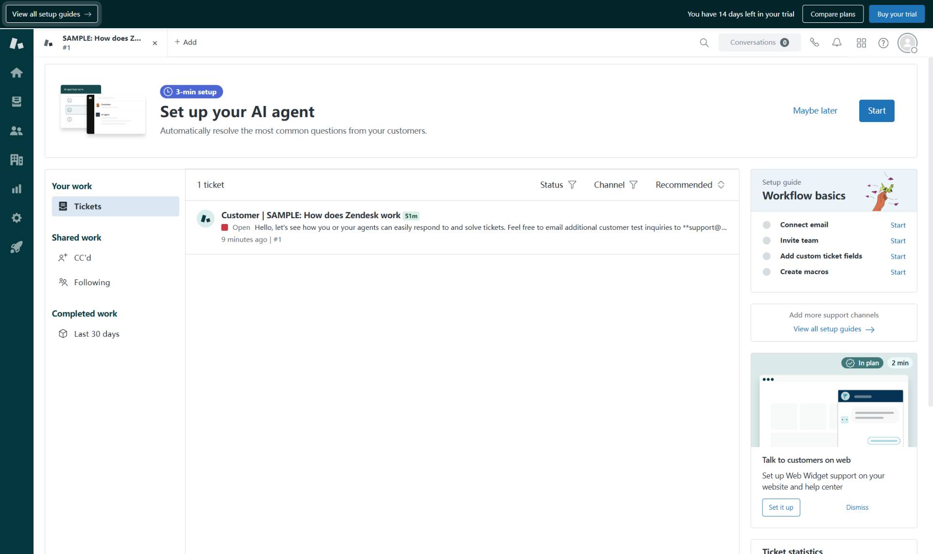 Navigate to kubanio-73920.zendesk.com
