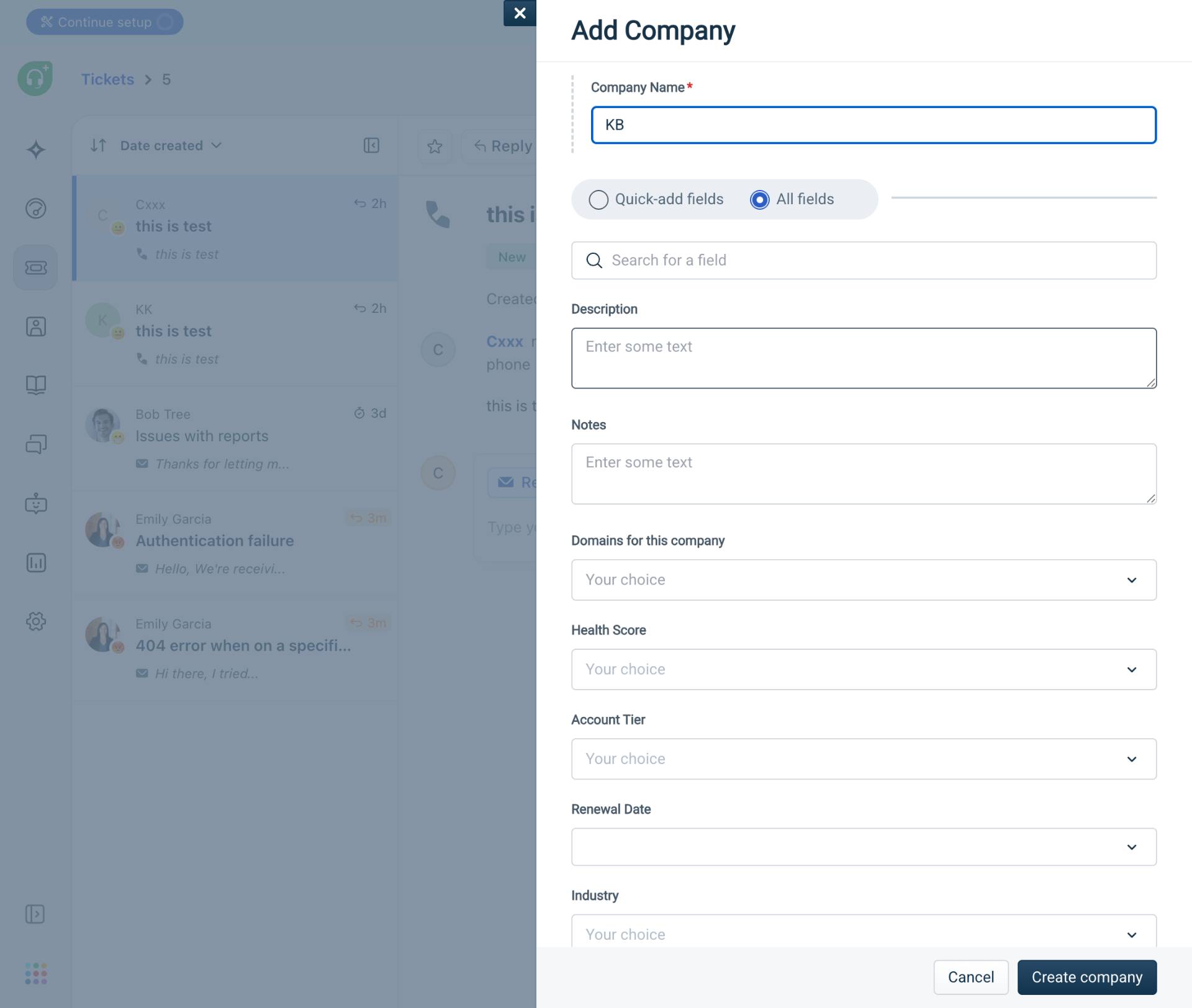 Enter Company Name