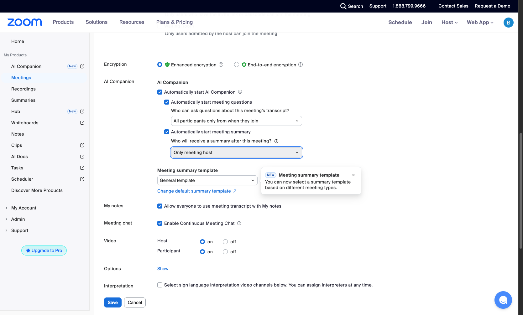 Configure AI Companion settings