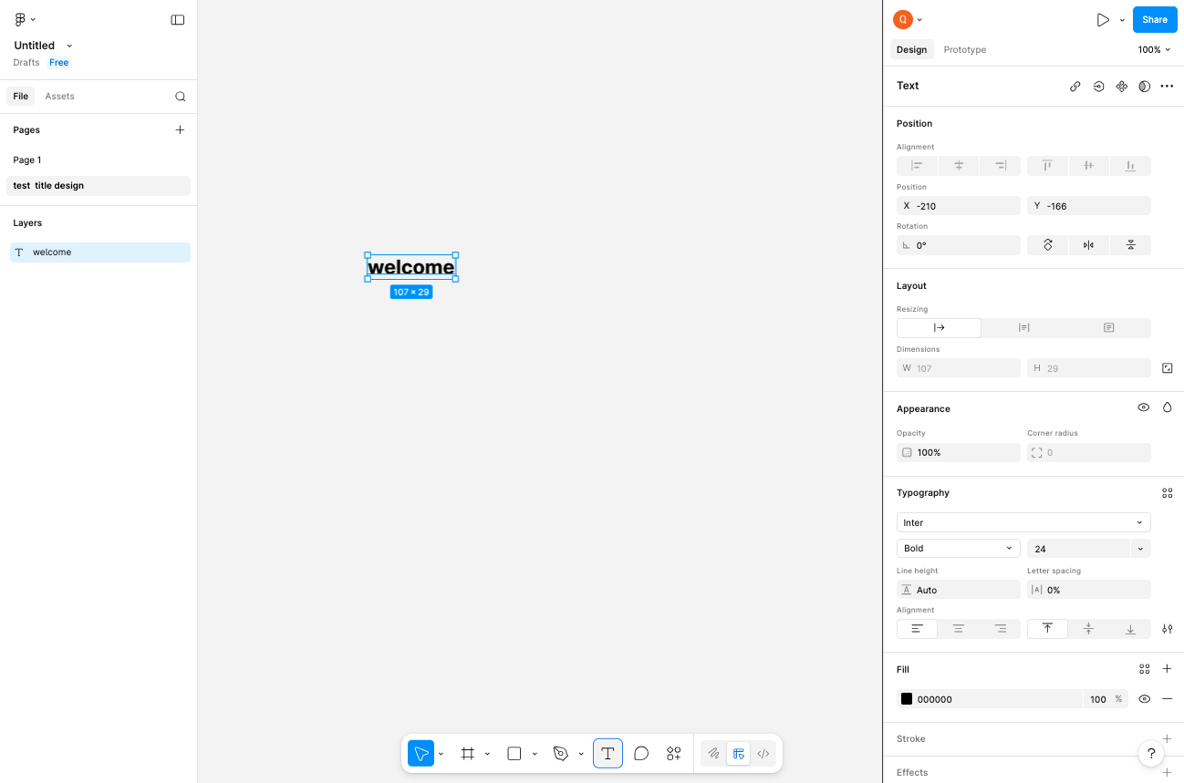 Create additional text element