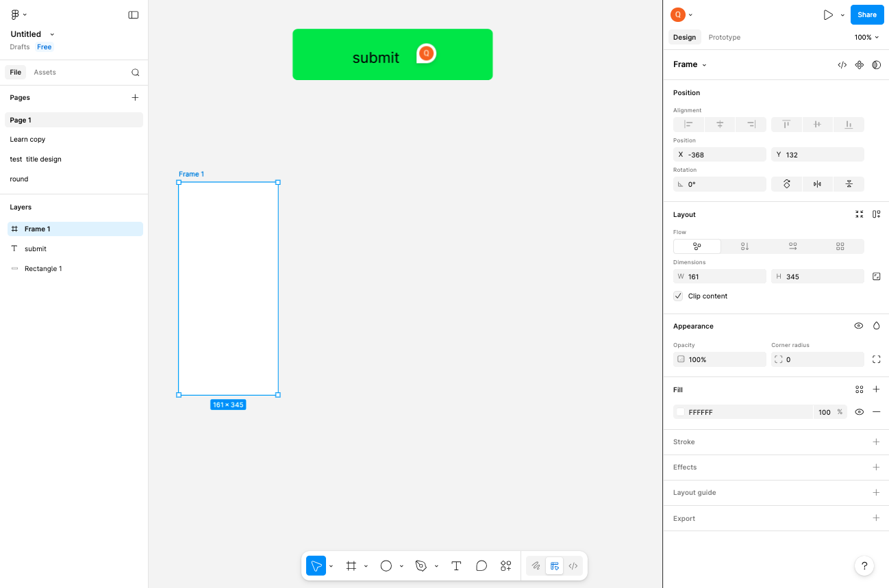 Create a second frame