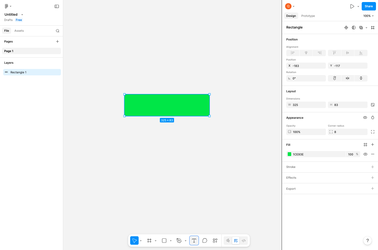 Select the Text tool