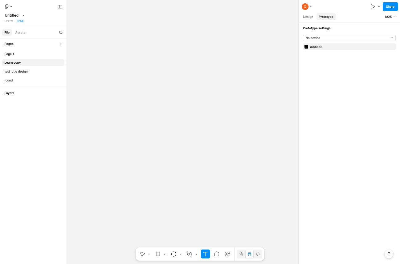 Click on the canvas to place text