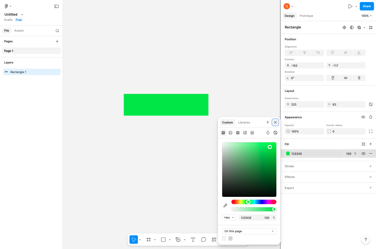 Close the color picker